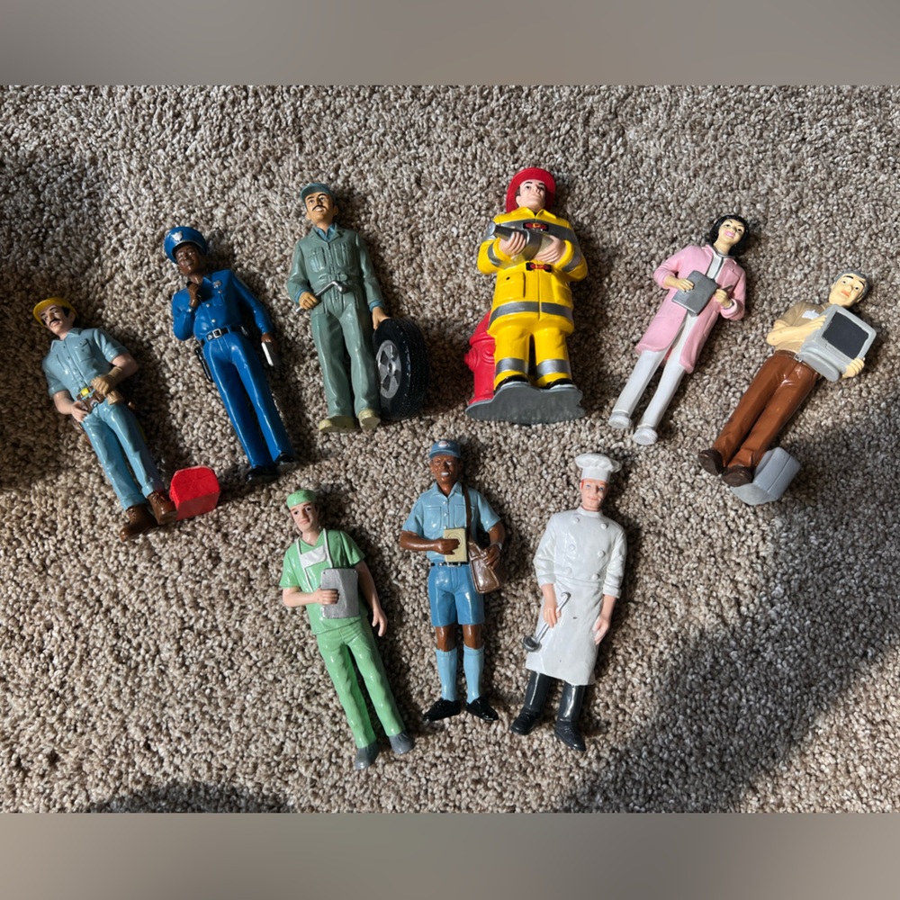 Vintage Profession Figurine Set – Lot of 10